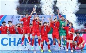 ĐT futsal nữ Việt Nam lọt vào TOP 10 thế giới do Futsalplanet bình chọn