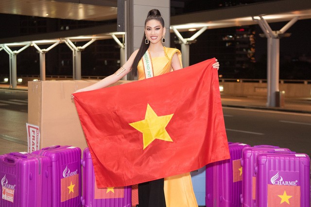 Á hậu Ngọc Thảo chính thức lên đường dự thi Miss Grand International - Ảnh 2.