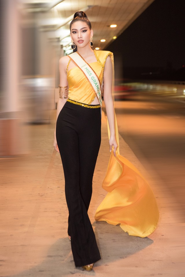 Á hậu Ngọc Thảo chính thức lên đường dự thi Miss Grand International - Ảnh 3.