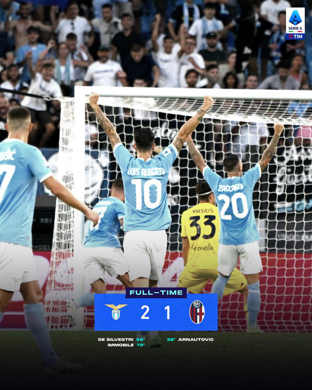 Serie A 2022: Lazio và AS Roma đều có niềm vui chiến thắng - Ảnh 2.