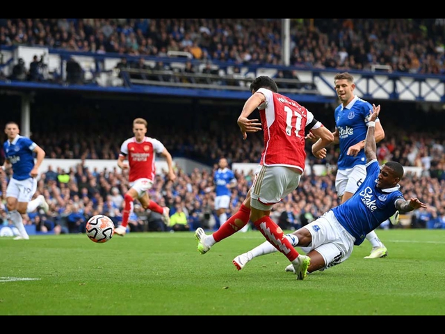 Thắng tối thiểu Everton, Arsenal trở lại top 4 Ngoại hạng Anh - Ảnh 2.