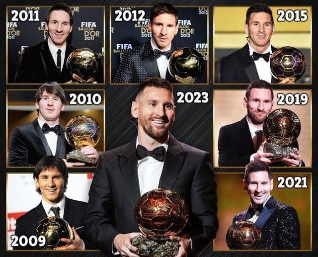 Những kỷ lục mới mà Lionel Messi thiết lập với quả bóng vàng 2023 - Ảnh 2.