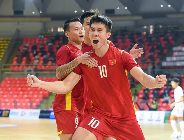 Thắng Myanmar sau loạt luân lưu, ĐT futsal Việt Nam giành vé dự VCK futsal châu Á 2022 - Ảnh 3.