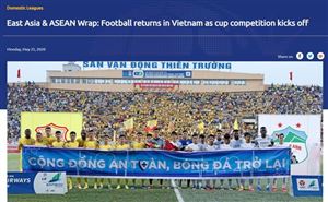 LĐBĐ châu Á AFC ấn tượng với sự trở lại của bóng đá Việt Nam