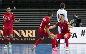 Xuất sắc giành quyền vào vòng 1/8, ĐT futsal Việt Nam được thưởng lớn