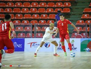 Futsal Việt Nam chia điểm với Myanmar trong trận ra quân tại giải Đông Nam Á 2022