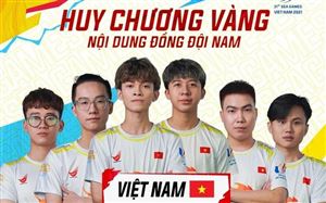 Việt Nam lần đầu giành HCV eSports ở SEA Games