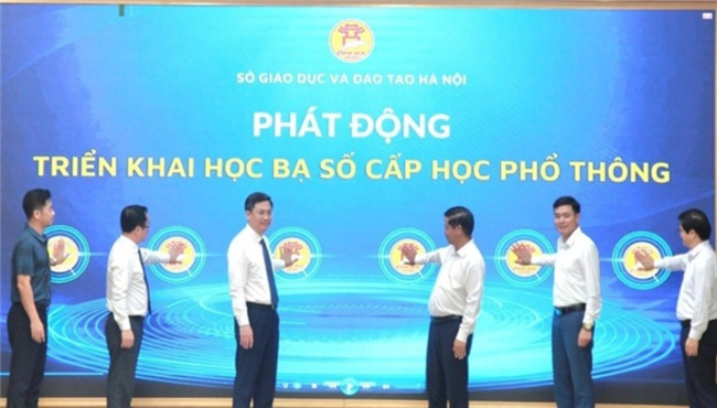 Hà Nội phát động triển khai học bạ số cấp phổ thông