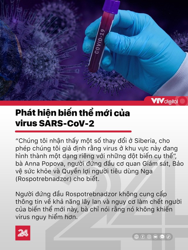 Tin nóng đầu ngày 18/11: Phát hiện biến thể mới của virus SARS-CoV-2 - Ảnh 1.