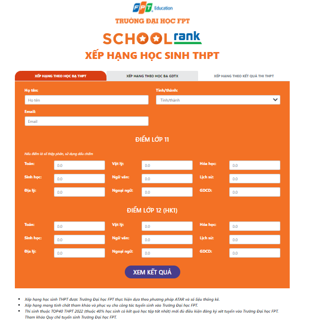 Mở trang tra cứu xếp hạng kết quả THPT 2022 cho các sĩ tử - Ảnh 1.