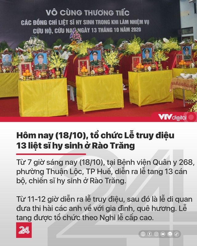 Tin nóng đầu ngày (18/10): Lũ ở Quảng Trị lên cao lịch sử, nhiều chiến sĩ bị vùi lấp vì sạt lở - Ảnh 5.