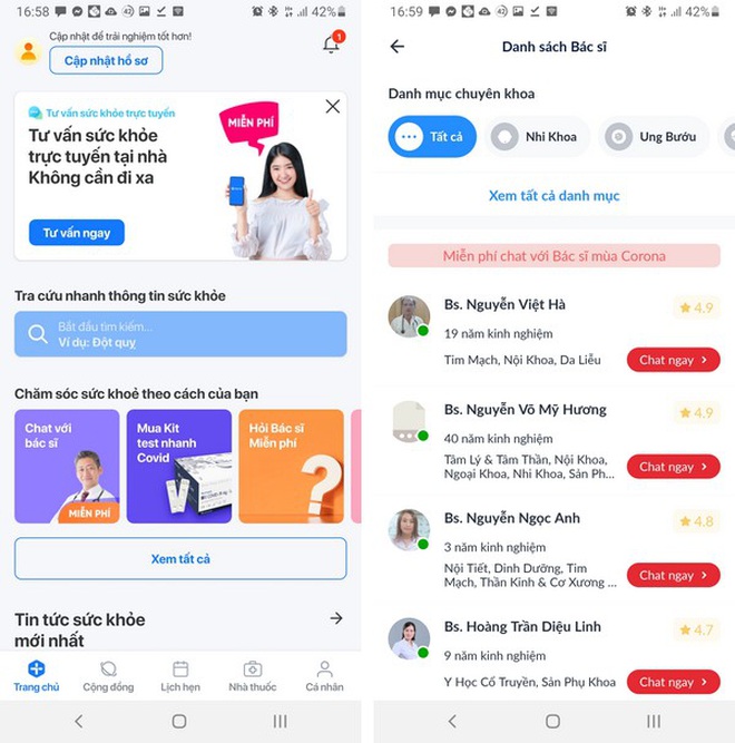 Ứng dụng giúp nhận tư vấn sức khỏe từ bác sĩ trên smartphone ngay tại nhà - 2