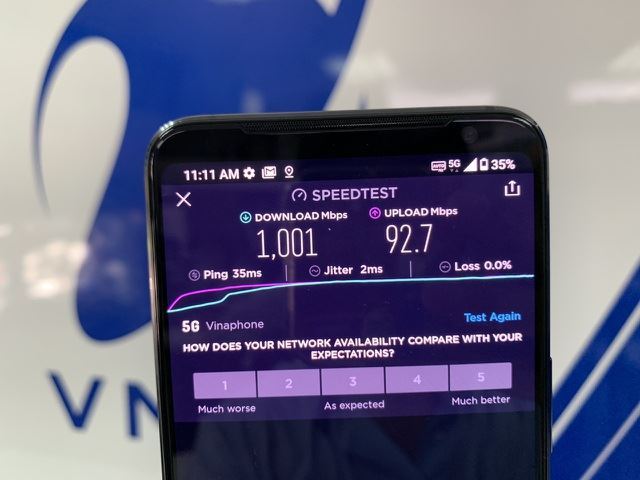 Tốc độ mạng 5G tại Việt Nam nhanh mức nào so với thế giới?