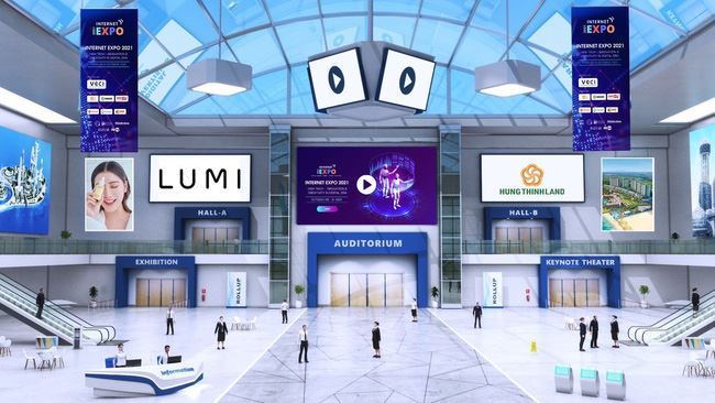 Ứng dụng công nghệ thực tế ảo - điểm nhấn tại triển lãm Internet Expo 2021