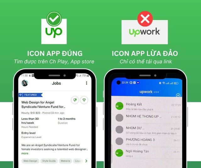 Cảnh báo: Freelancer bị lừa hàng trăm triệu đồng qua ứng dụng tìm việc giả