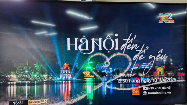 Công ty DTV phát sóng kênh truyền hình H2 độ phân giải 4K  trên hệ thống truyền hình  DVB-T2
