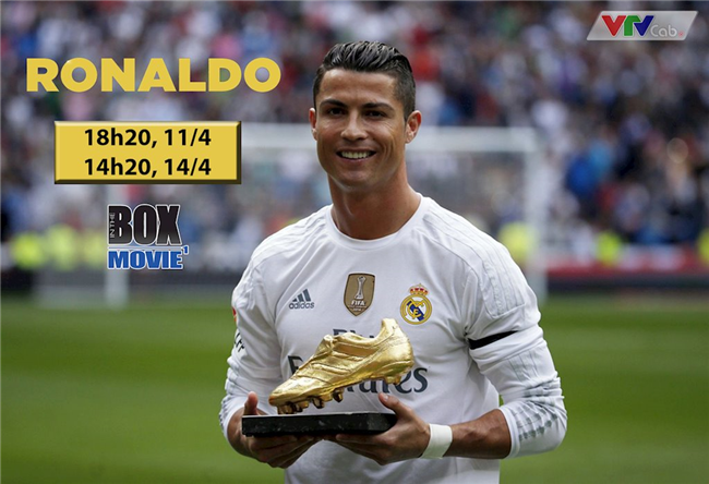 Phim về cầu thủ Ronaldo phát sóng từ ngày 11/4 trên kênh Box Movie1